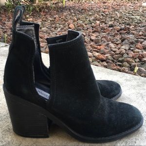 steve madden slit booties